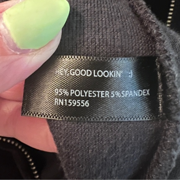 KILO BRAVA Black Velour Jumpsuit w/Stripes Down Sleeves & Legs sz. XXXL - Picture 8 of 9